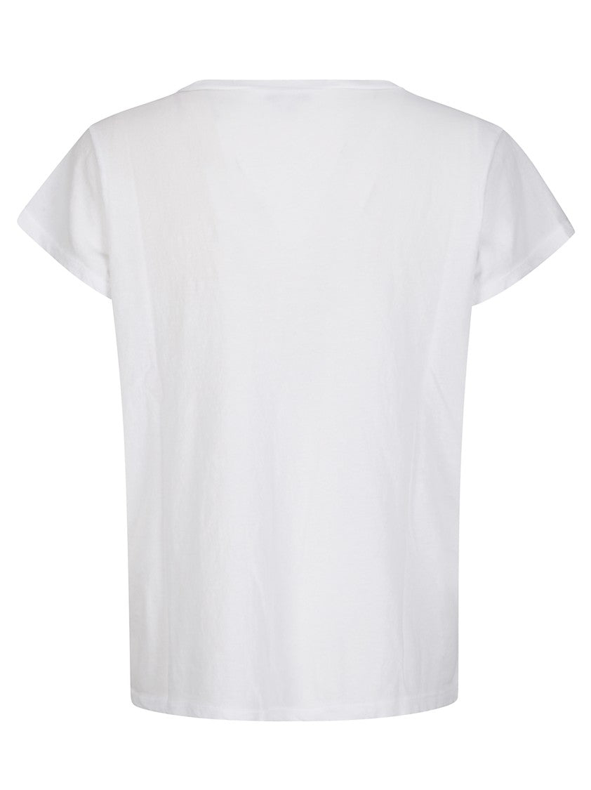 James Perse High Gauge Jersey Deep V T-Shirt