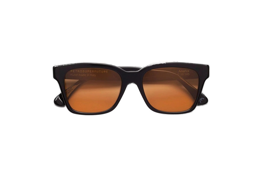 Retrosuperfuture America Refined Bold Square Frame Sunglasses
