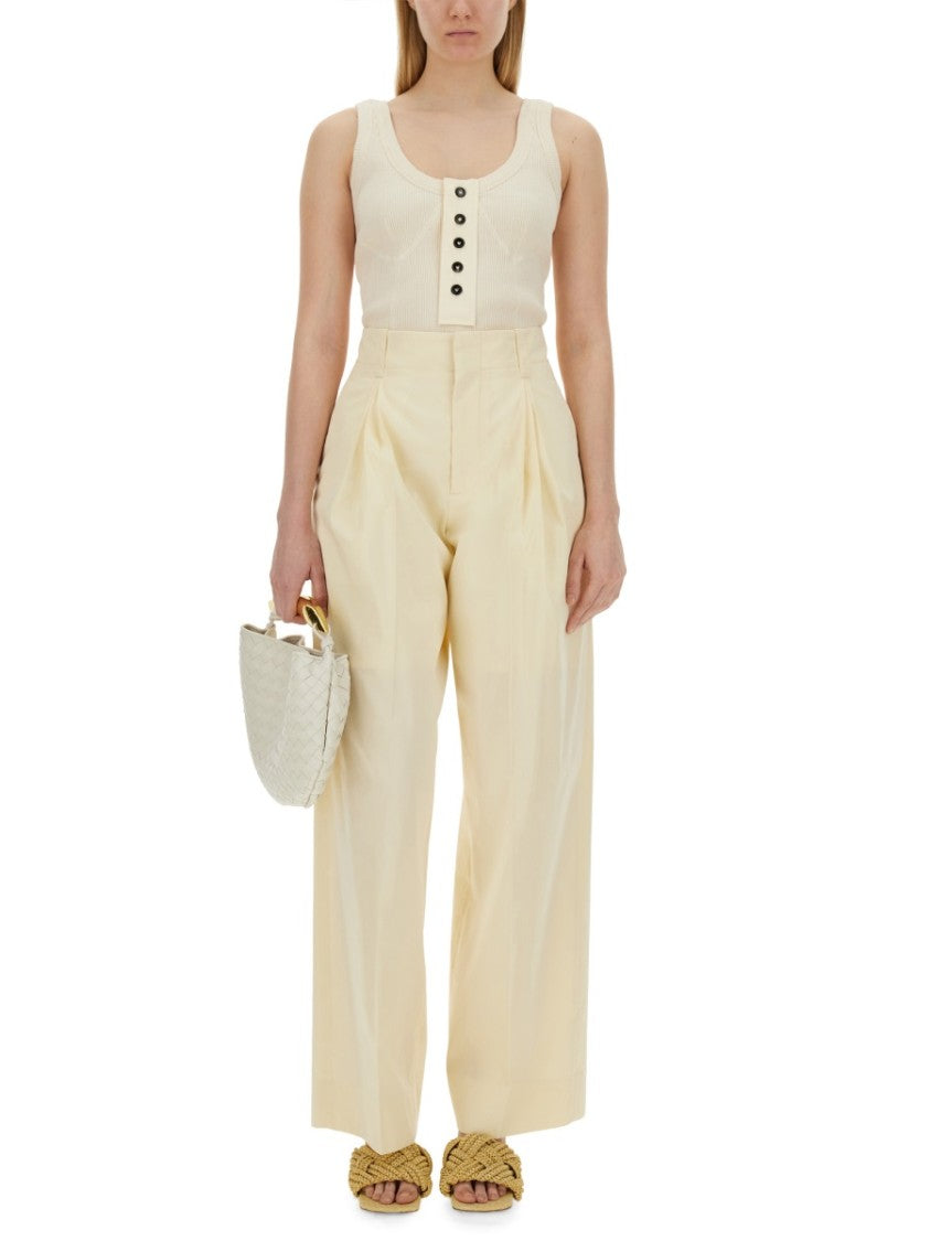 Bottega Veneta Fitted Jersey Top With Smooth Texture