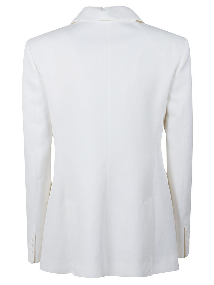 P.A.R.O.S.H. Tailored Blazer With Single-Button Closure And Sharp Lapels