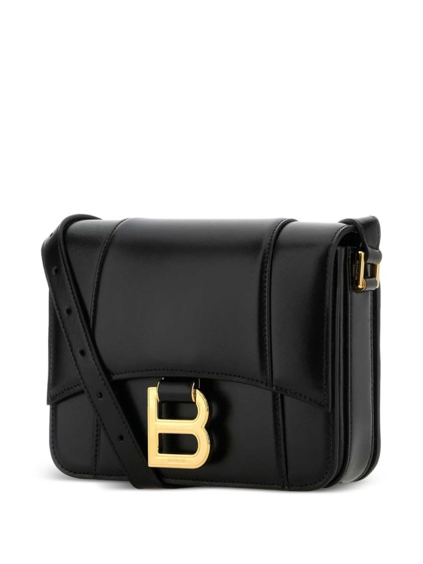 Balenciaga Structured Black Shoulder Bag