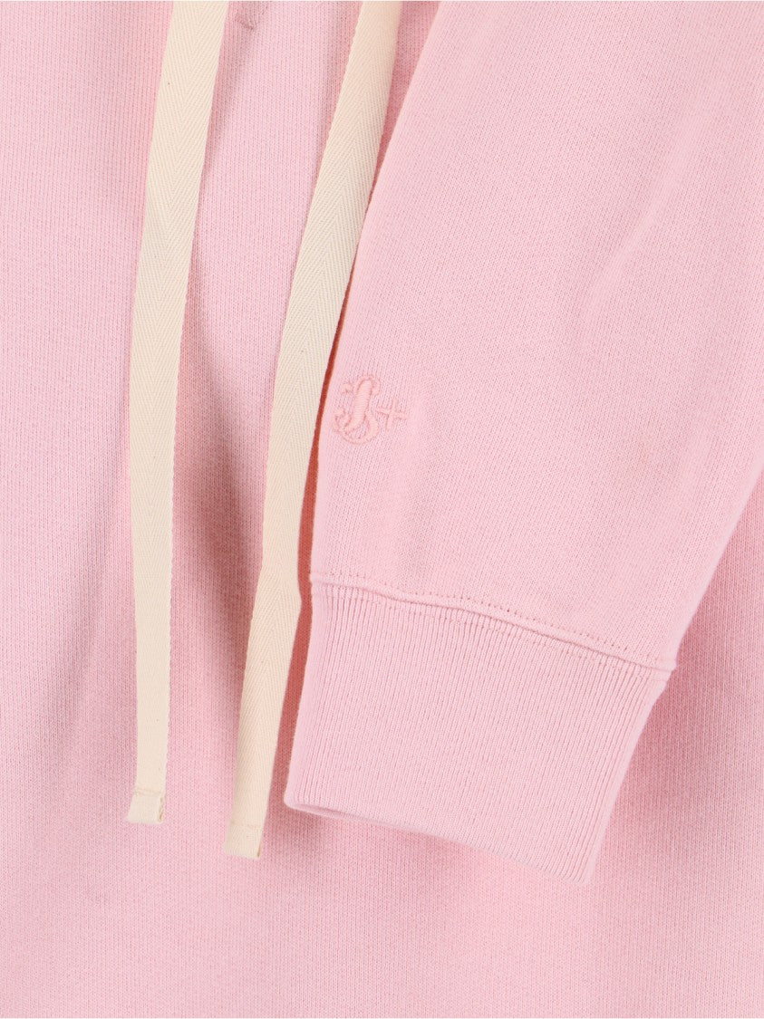 Jil Sander Embroidered Logo Cotton Hoodie