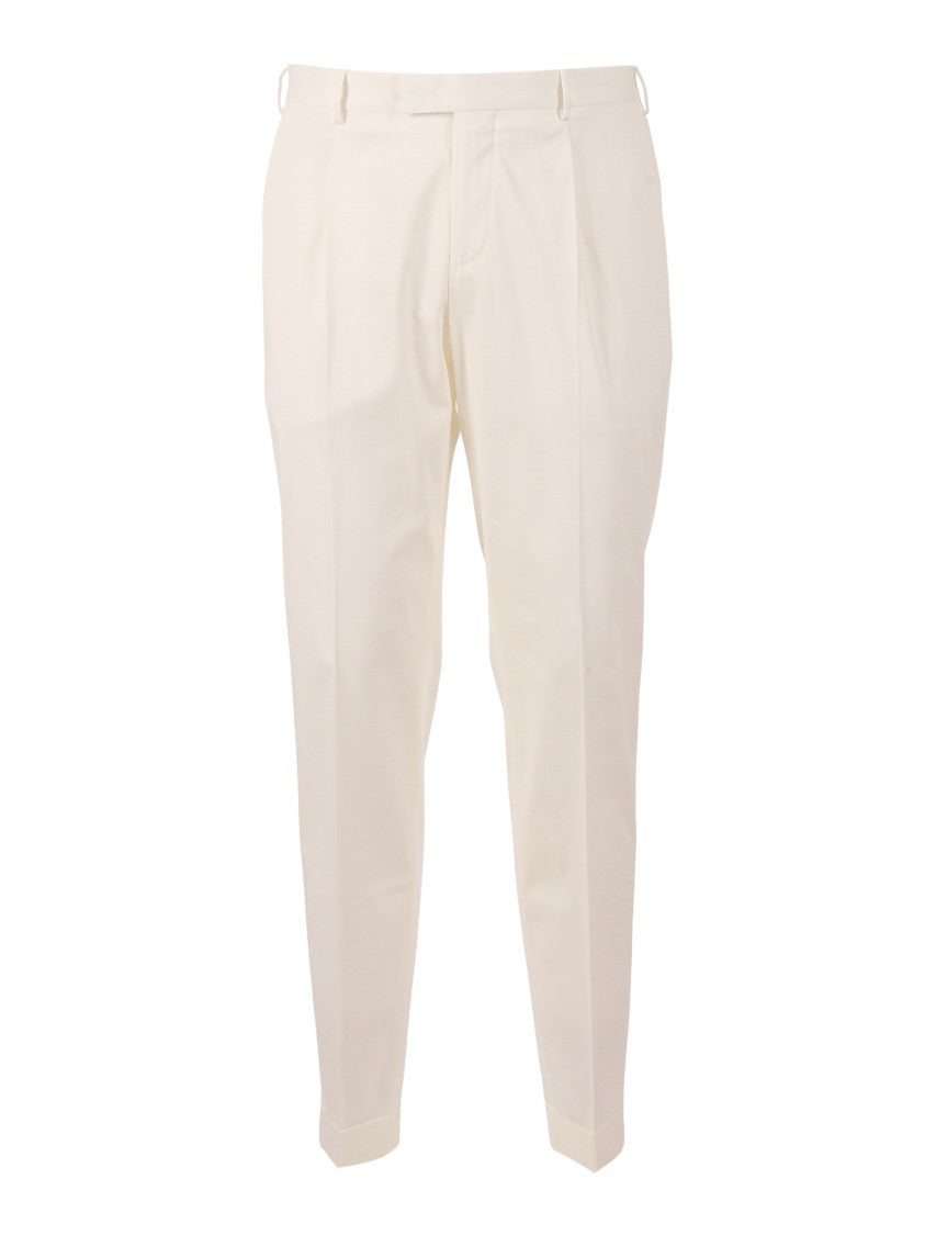 Pt01 Master Single Pleat Straight-Leg Pants