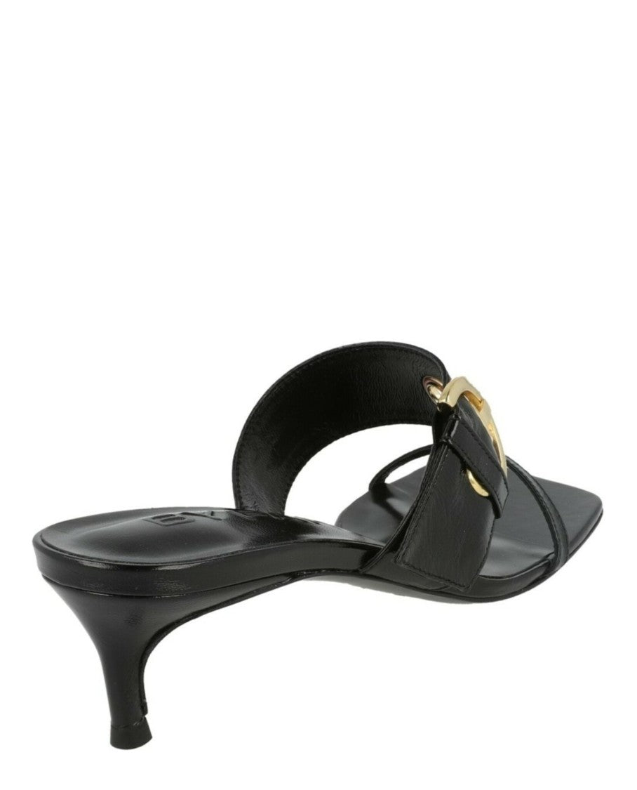 By Far Bettina Patent Leather Mules