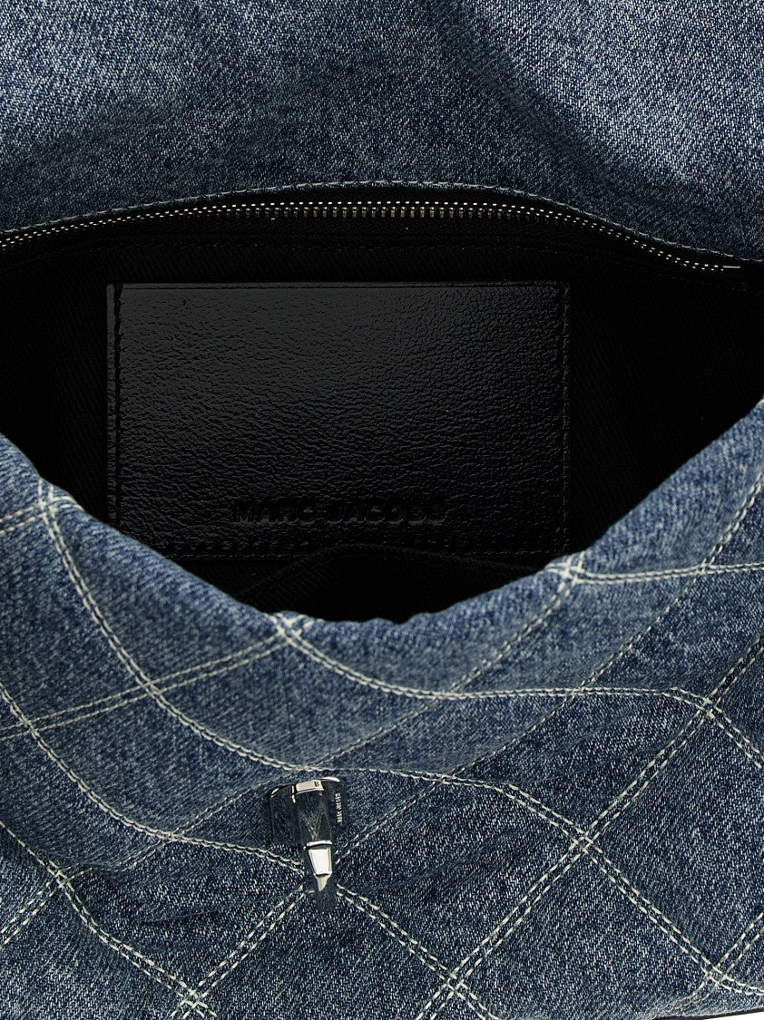 Marc Jacobs 'The Quilted Denim Dual' Medium Shoulder Bag