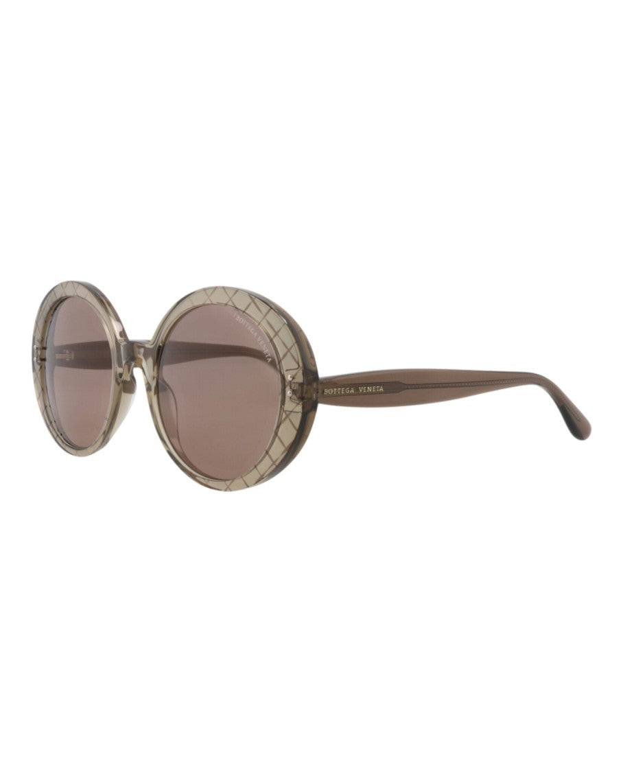 Bottega Veneta Round-Frame Acetate Sunglasses
