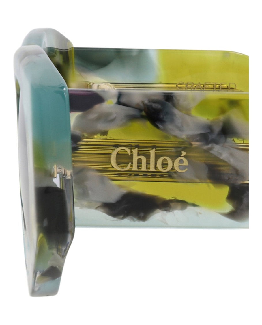 Chloé Round-Frame Sunglasses With Marbled Recycled Acetate