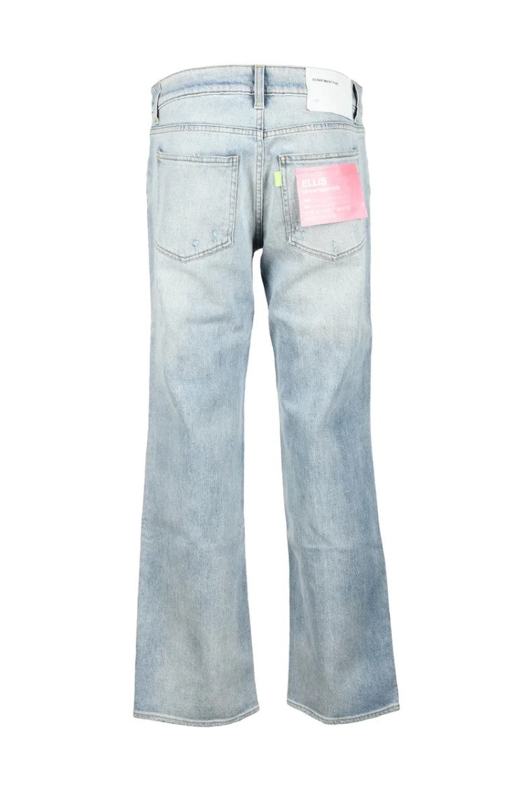 Department 5 Blue Cotton Stretch Jeans