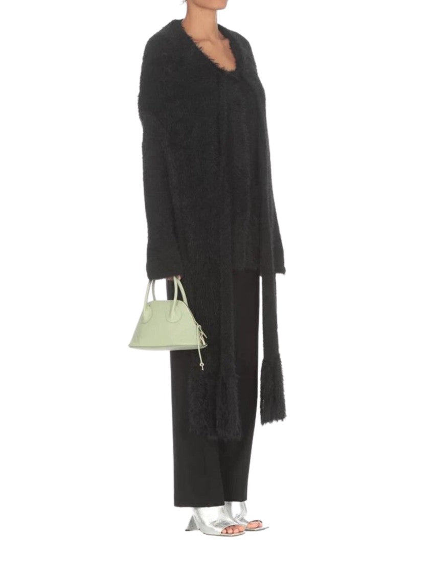 Alberta Ferretti Black Straight Leg Trouser