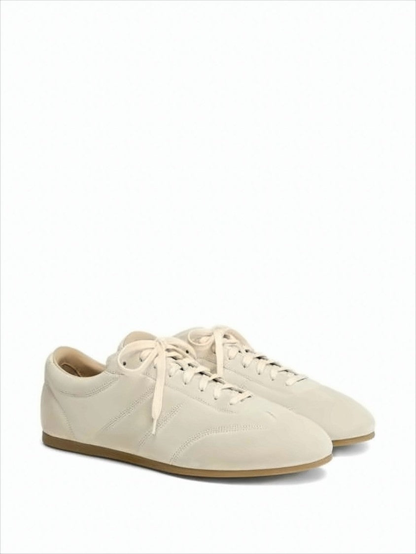Lemaire Elegant Lamb Leather Mules With Rubber Sole