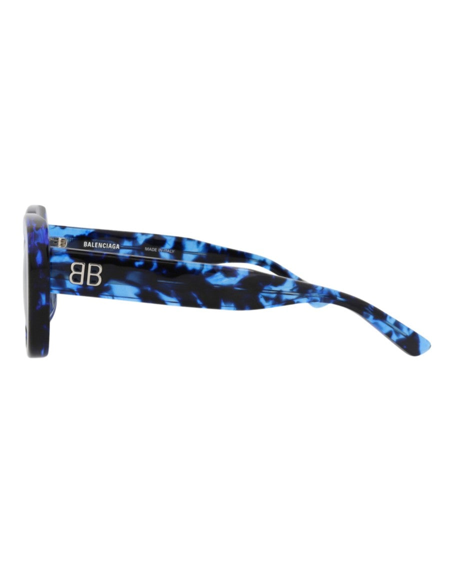 Balenciaga Square-Frame Recycled Acetate Sunglasses