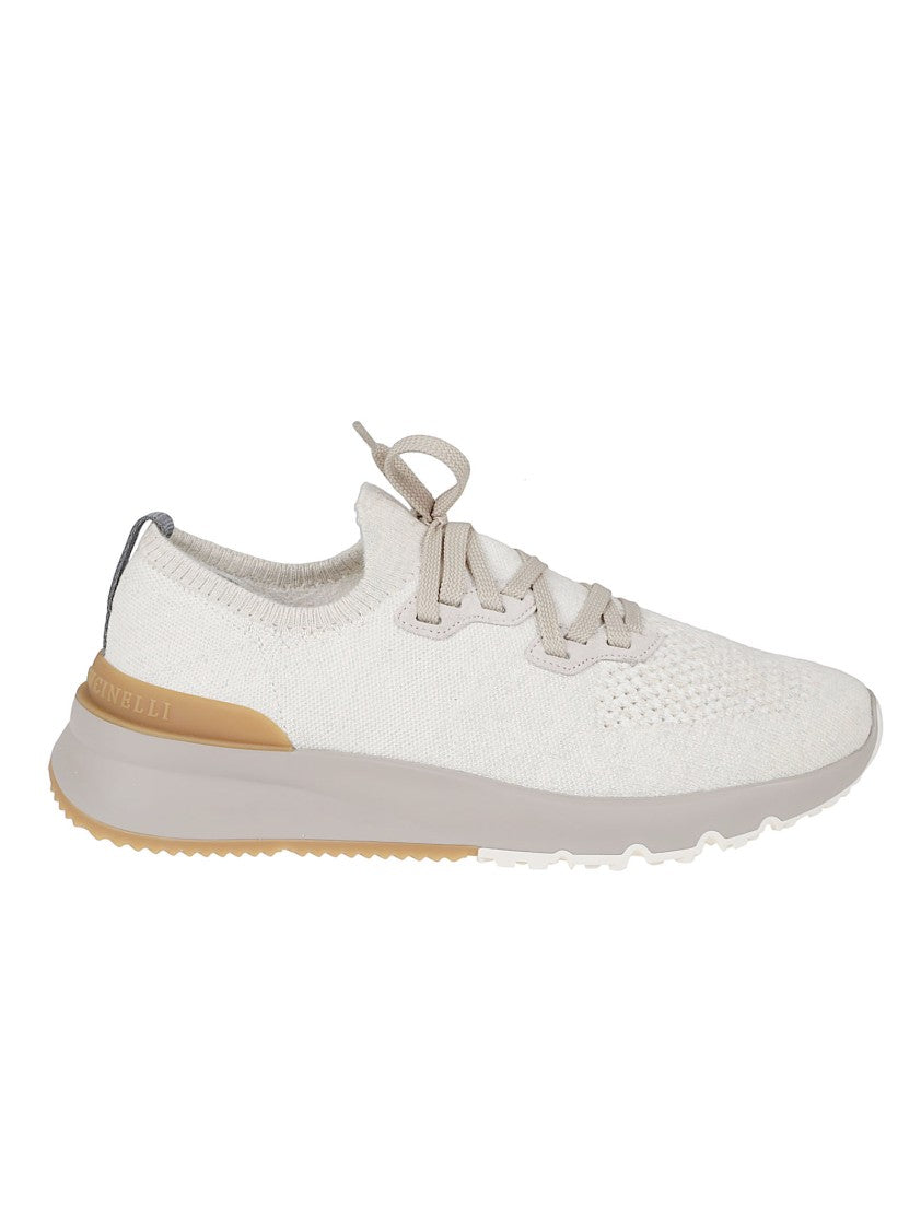 Brunello Cucinelli Low-Profile Knitted Sneakers