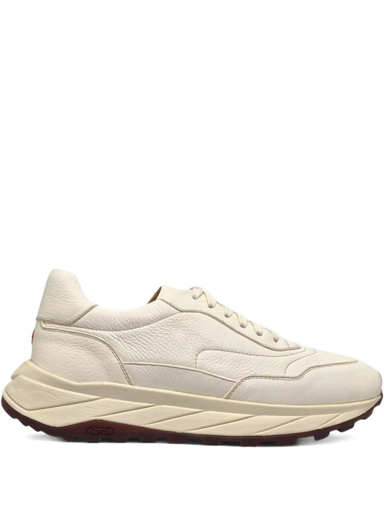 Henderson Blue Smooth Leather Upper Trainers