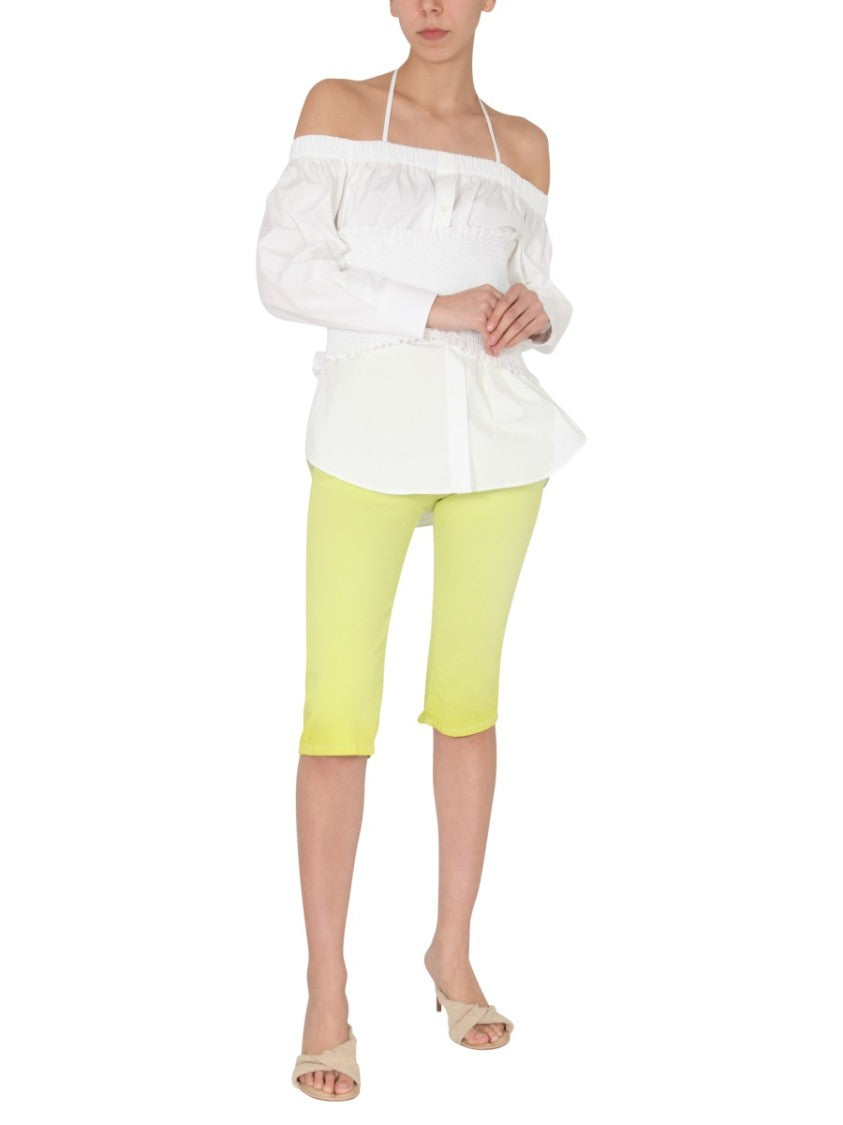 Msgm Mid-Length Slim Fit Jeans