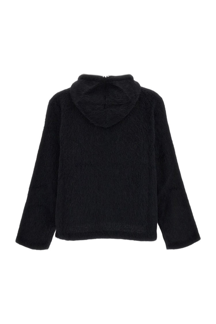Our Legacy Textured Wool Blend Full Zip Hoodie