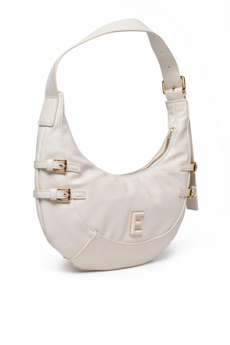 Ermanno Firenze Teal Hobo Bag - White