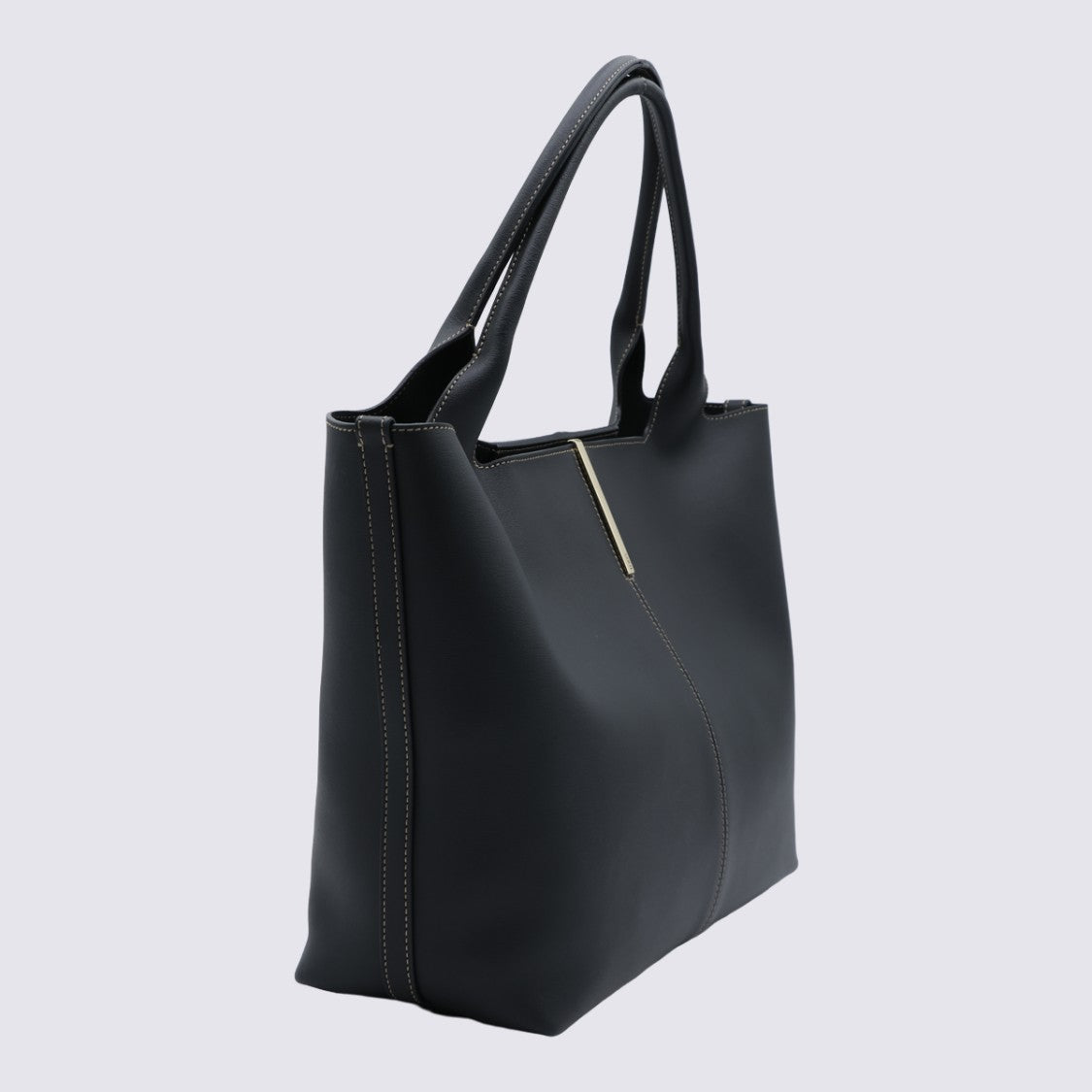 Tod's Structured Tote Bag With Metallic Accent Detail