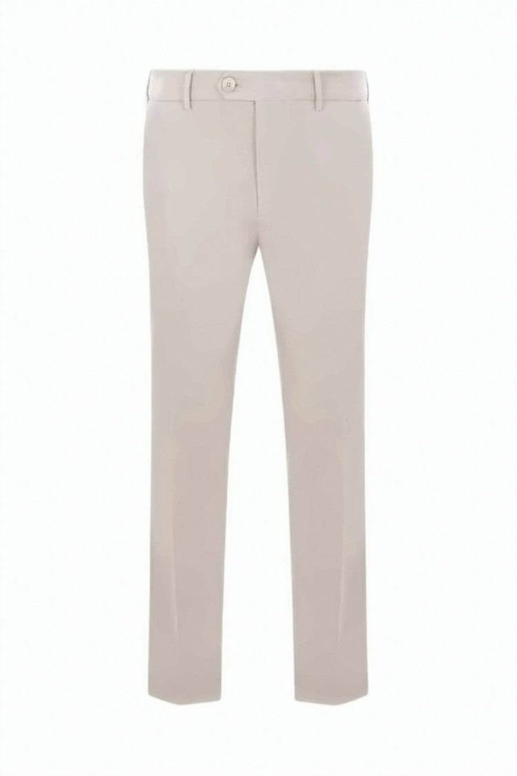 Brunello Cucinelli Cotton Blend Mid-Rise Slim Fit Chinos