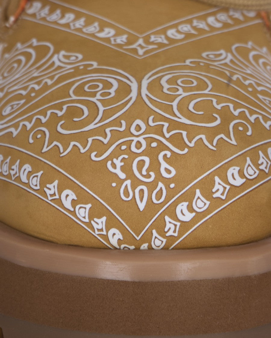 Pdf Low Ankle Boot With Paisley Bandana Print And Padded Details