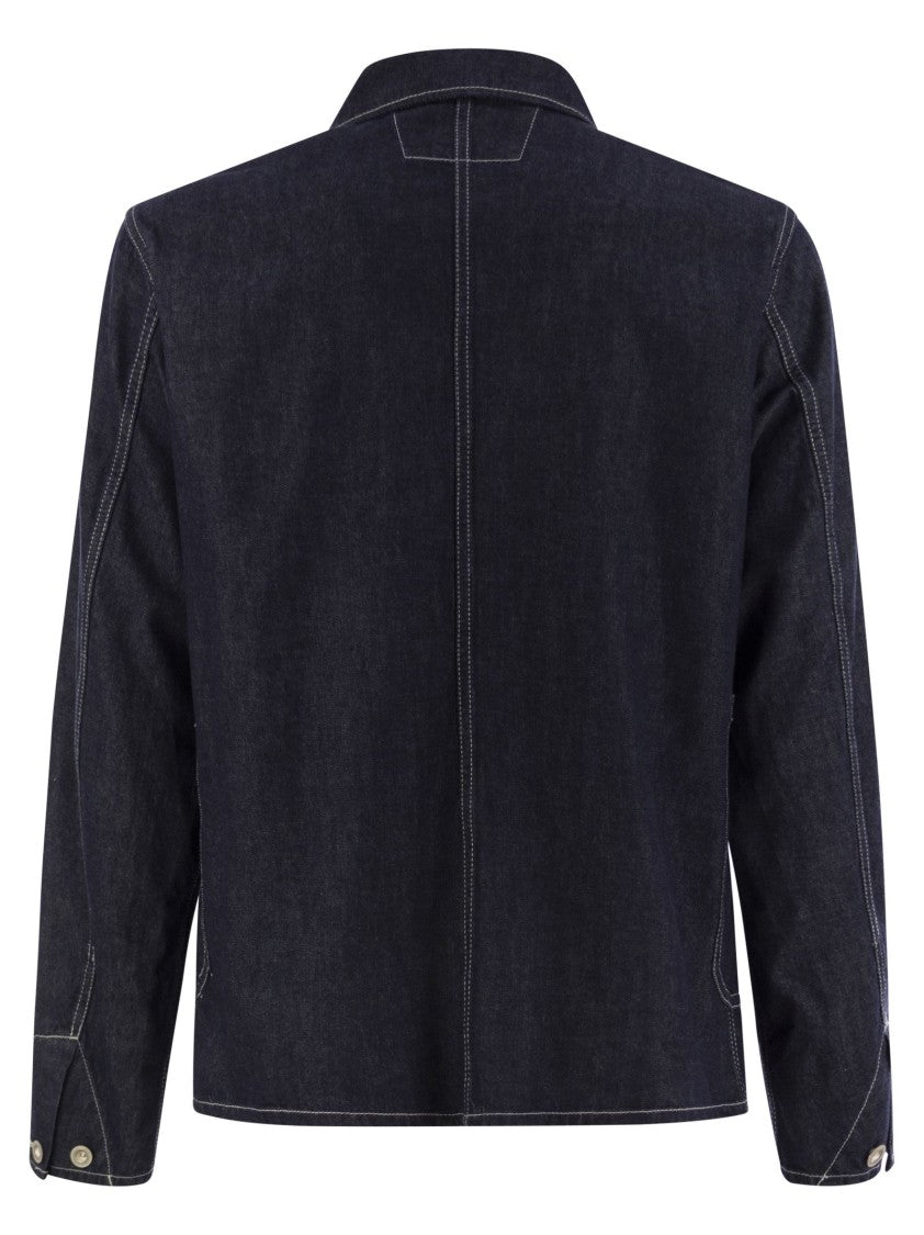 C.P. Company Resin-Coated Cotton Denim Jacket