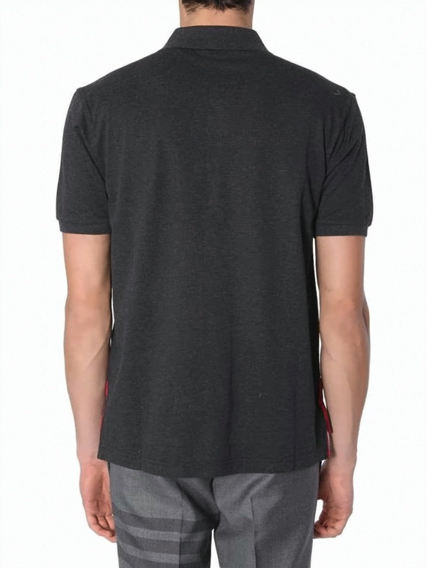 Thom Browne Short-Sleeved Polo Shirt With Classic Collar