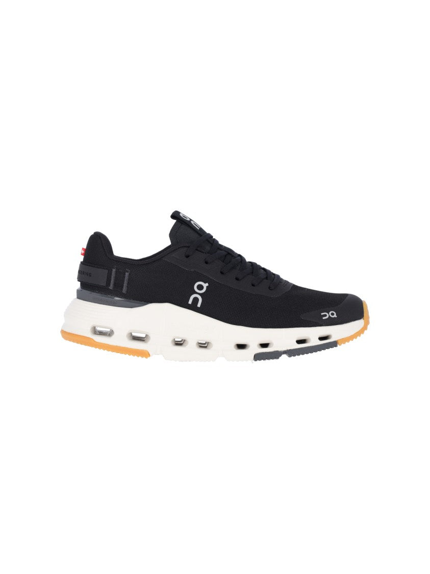 On Black Cloudnova Form 2 Fabric Sneakers