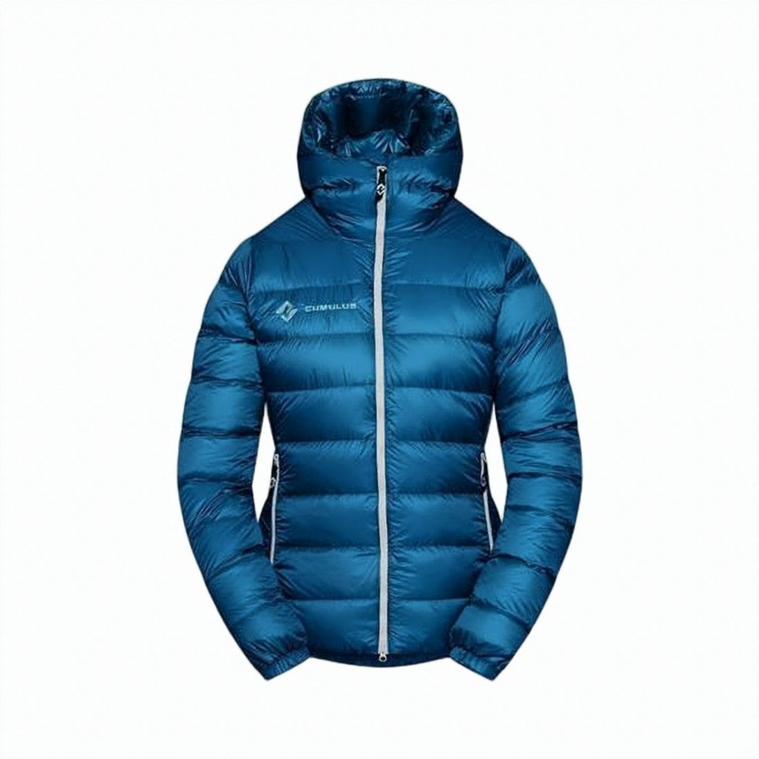 Cumulus Padded Down Coat With High Collar And Fitted Silhouette