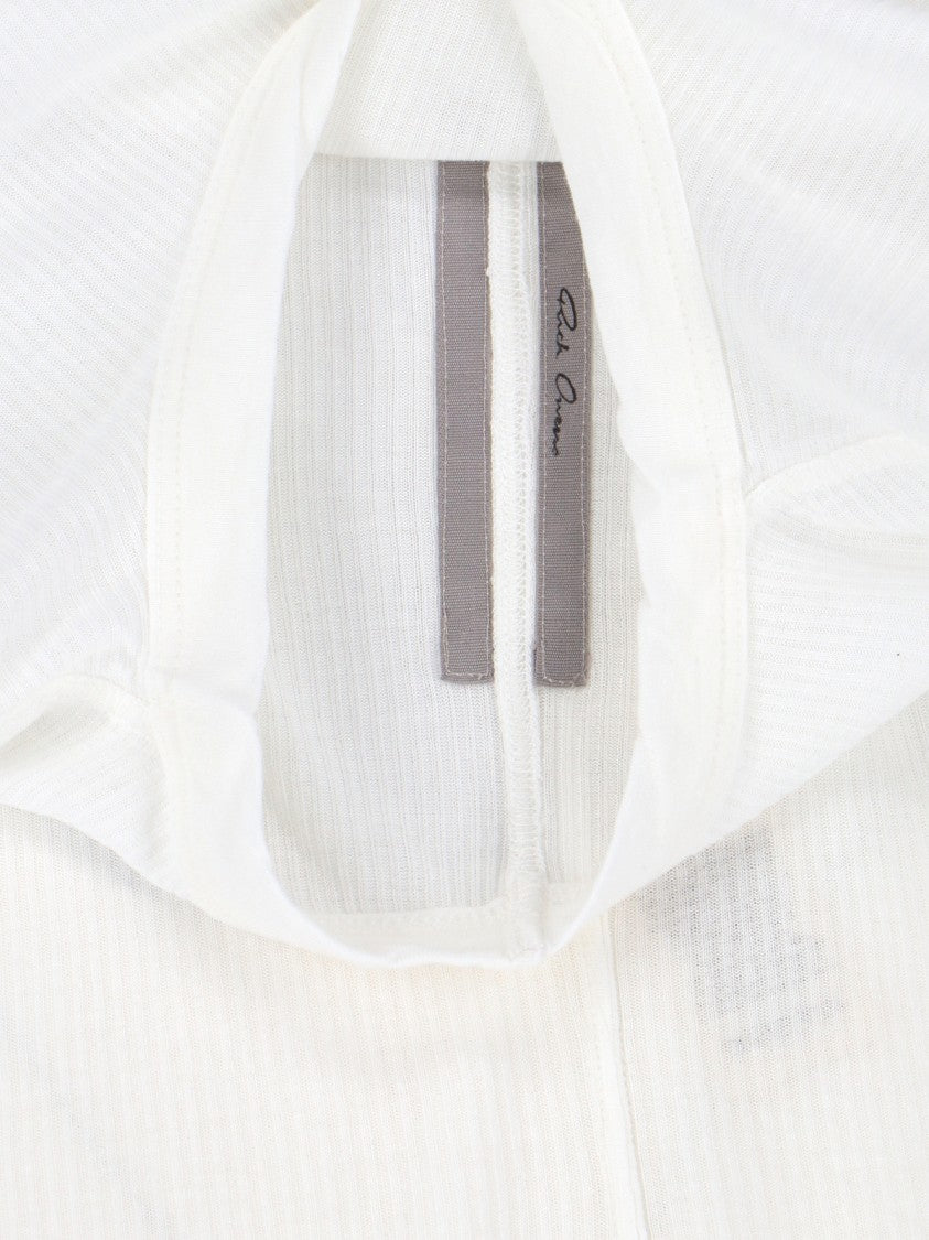Rick Owens Ribbed Long-Sleeve T-Shirt – White