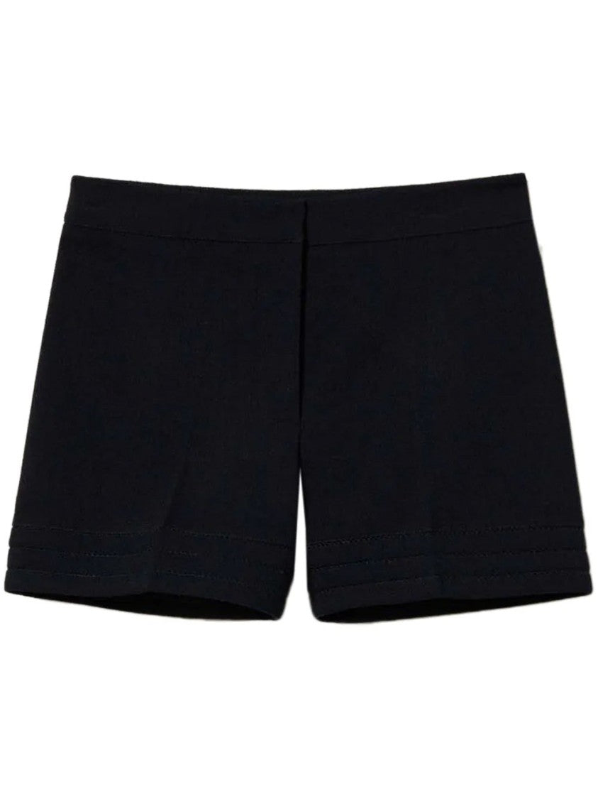 Twin-Set Tailored Straight-Leg Shorts With Subtle Detailing