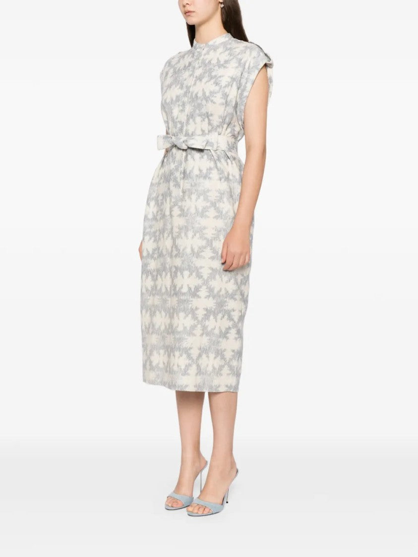 Saiid Kobeisy Printed Midi Dress