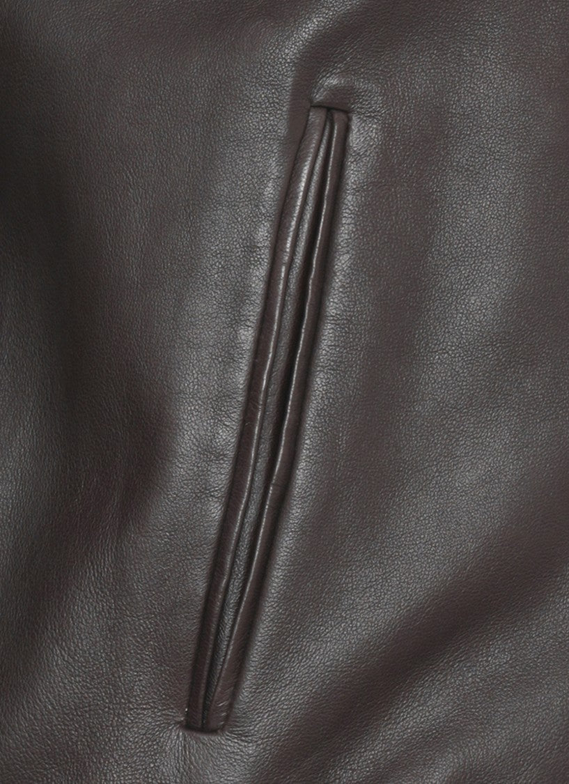 The Jack Leathers Brown Elvis Leather Jacket
