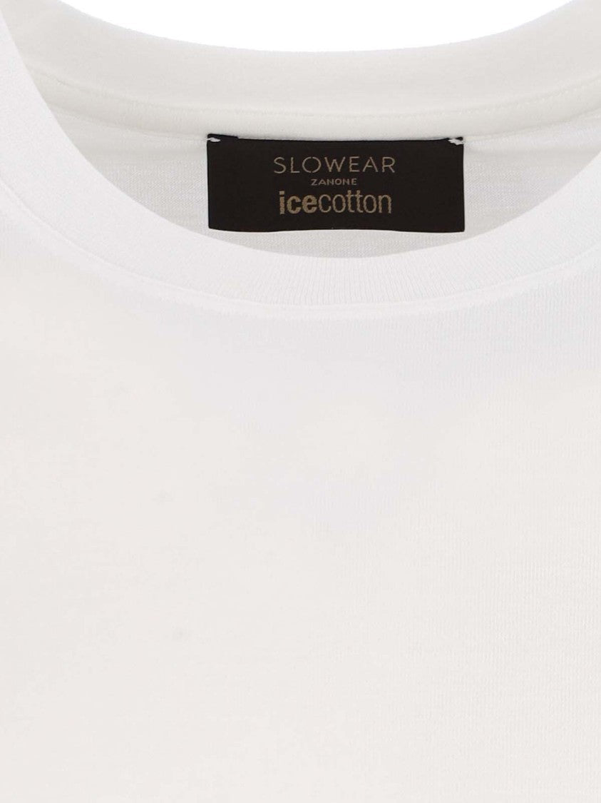 Zanone Short-Sleeve Crew Neck T-Shirt In Smooth Cotton Fabric