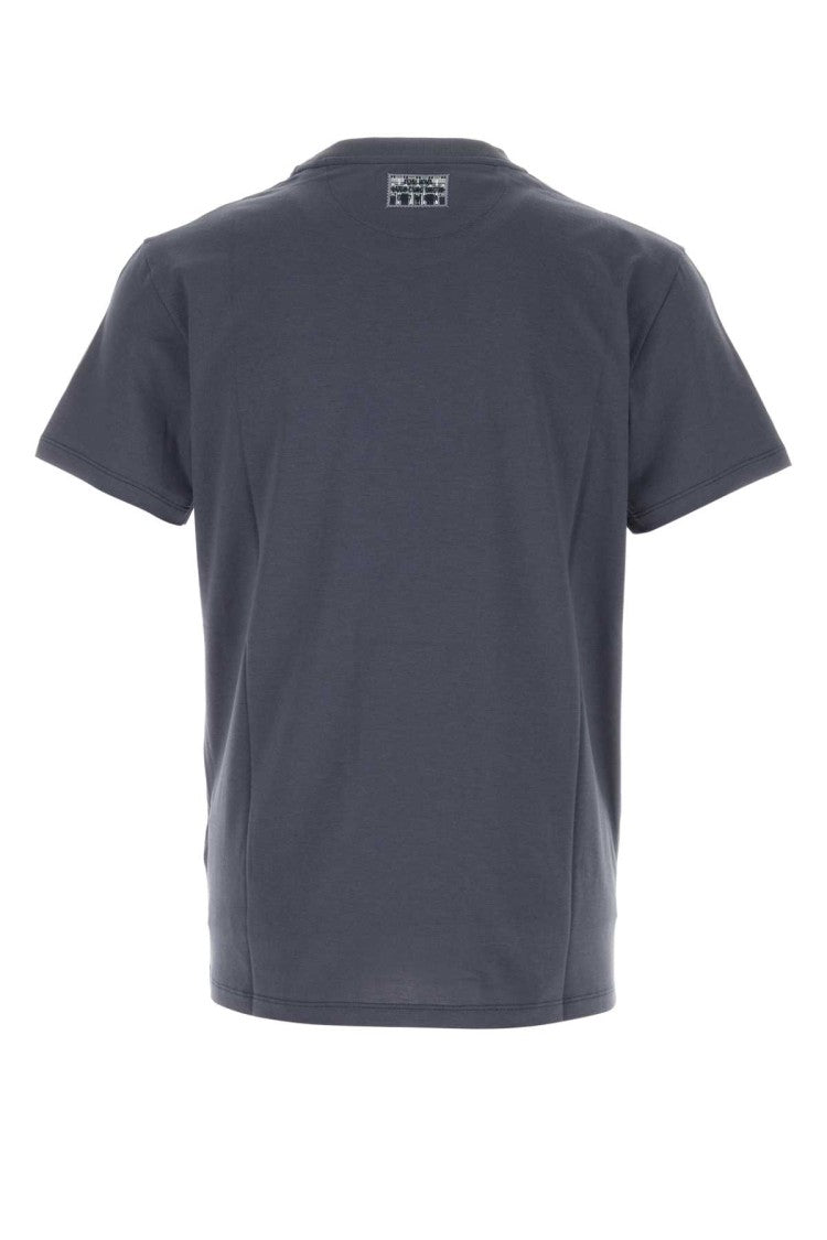 Fendi Air Force Blue Cotton T-Shirt