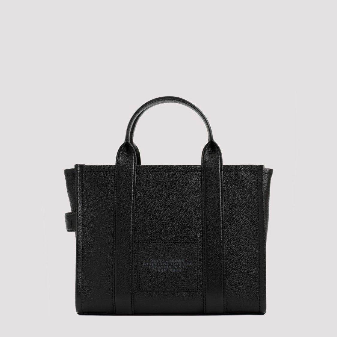 Marc Jacobs The Leather Medium Tote Black Bag