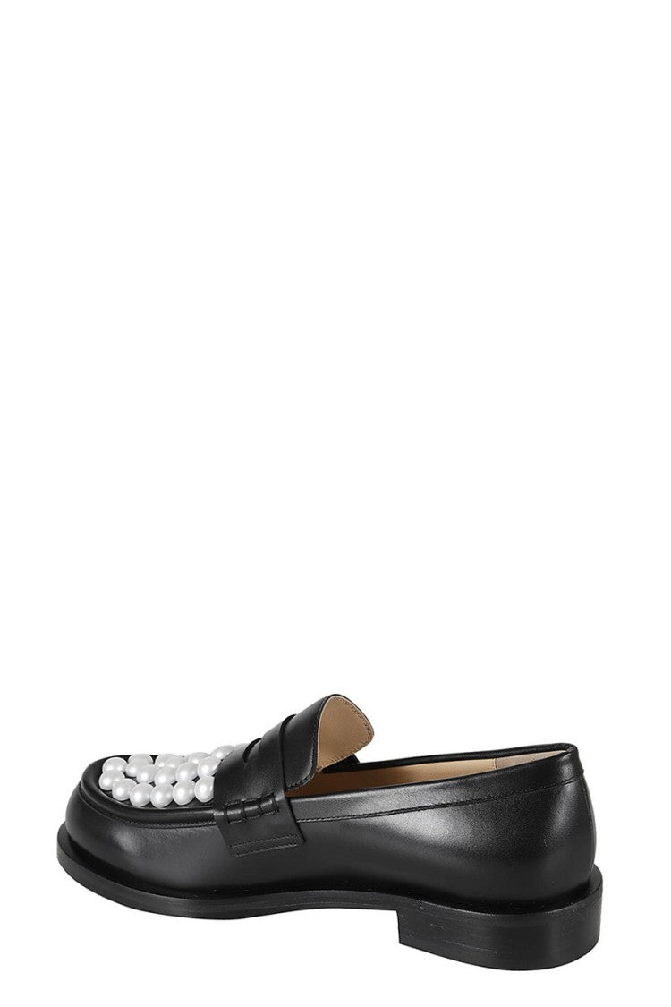Mach & Mach Blue Leather Flats