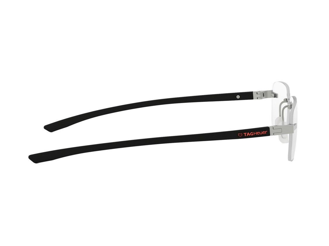Tag Heuer Silver Th50030u Rimless Rectangular Eyeglasses