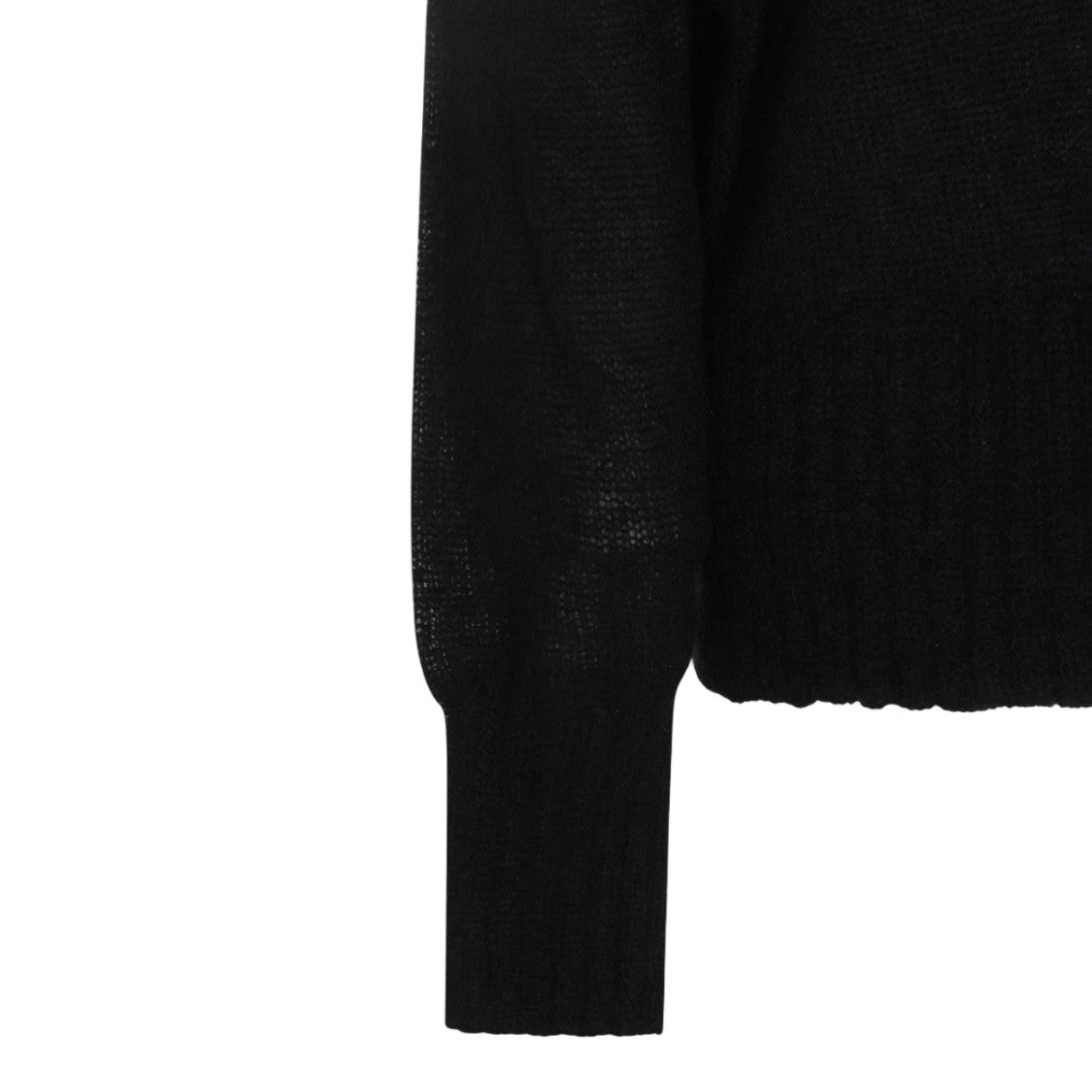 Tom Ford Long-Sleeve Top With Deep V-Neckline And Ribbed Details