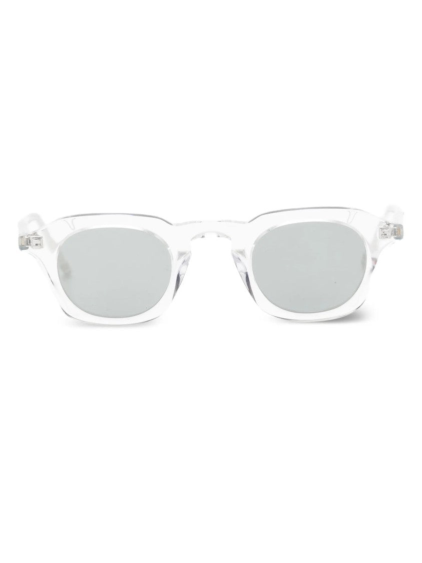 Thom Browne Phantos-Shape Crystal Acetate Sunglasses With Silver-Tone Temples Ues414a - G0002