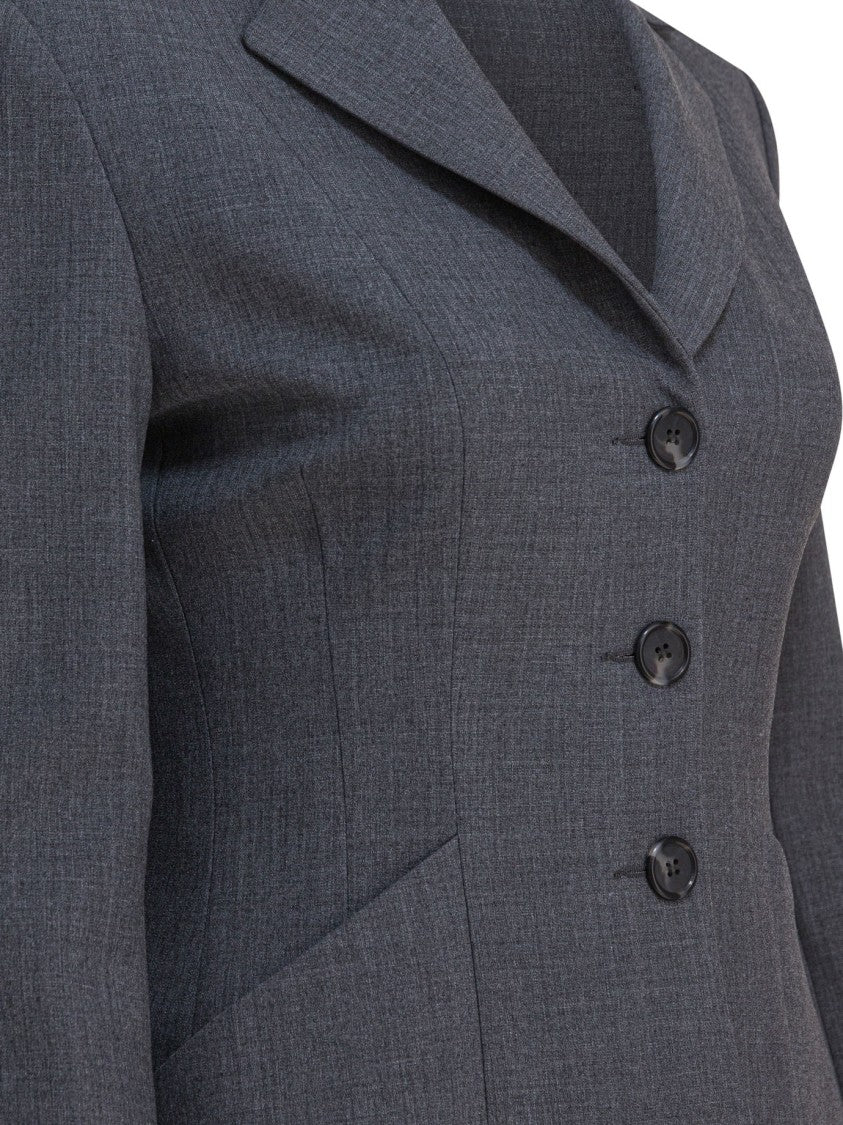 Semper Single-Breasted Blazer With Classic Lapels