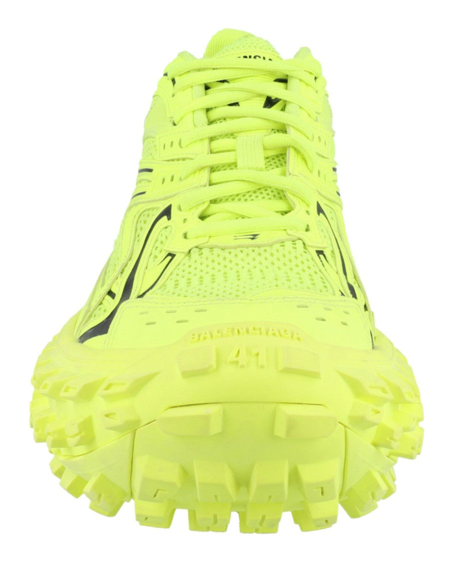Balenciaga Chunky Low-Top Sneakers With Tire-Tread Outsole And Debossed Logo