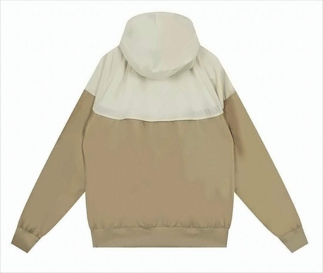 Nike Two-Tone Casual Jacket With Adjustable Hood