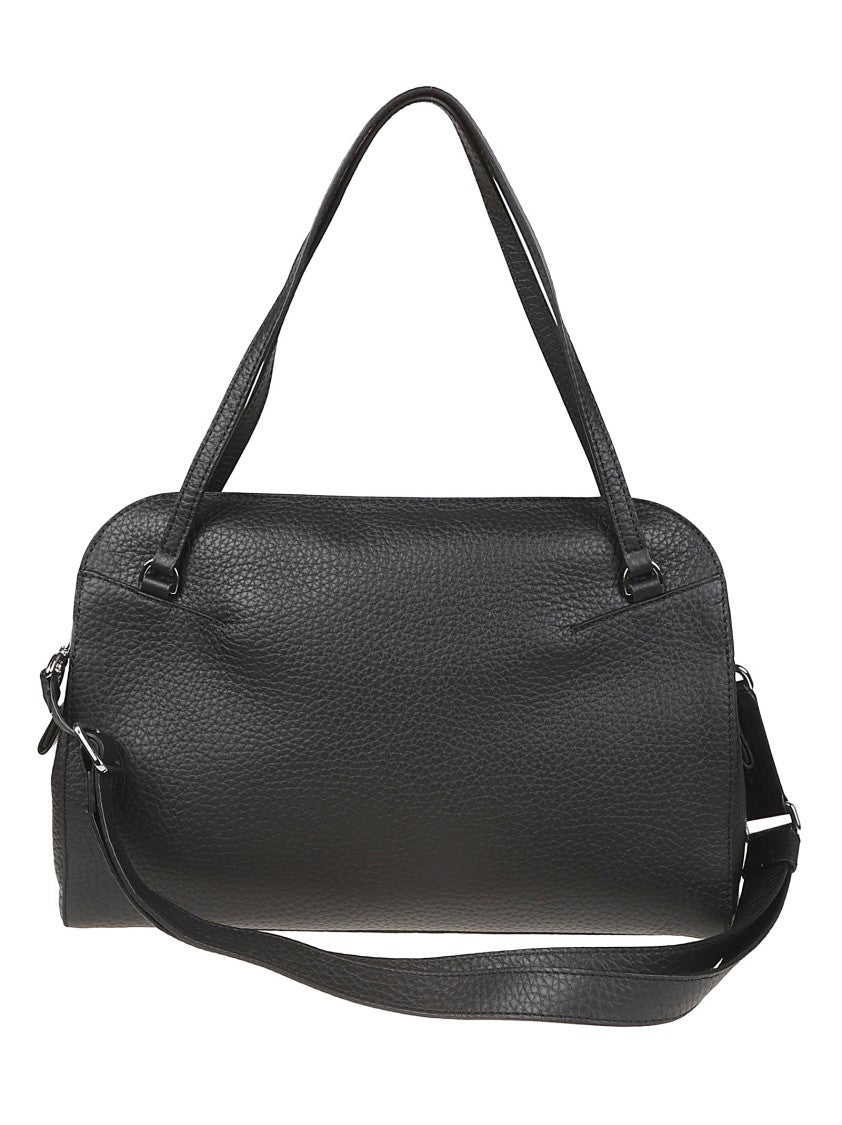 Orciani Lido Medium Textured Leather Handbag