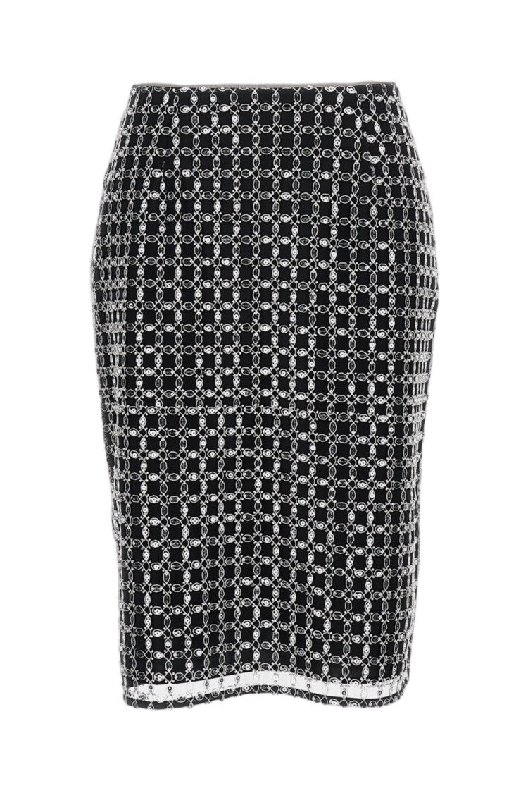 Rotate Birger Christensen Sequined Mini Skirt