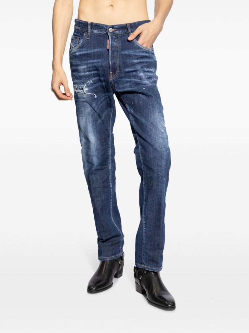 Dsquared2 Straight Blue Jeans