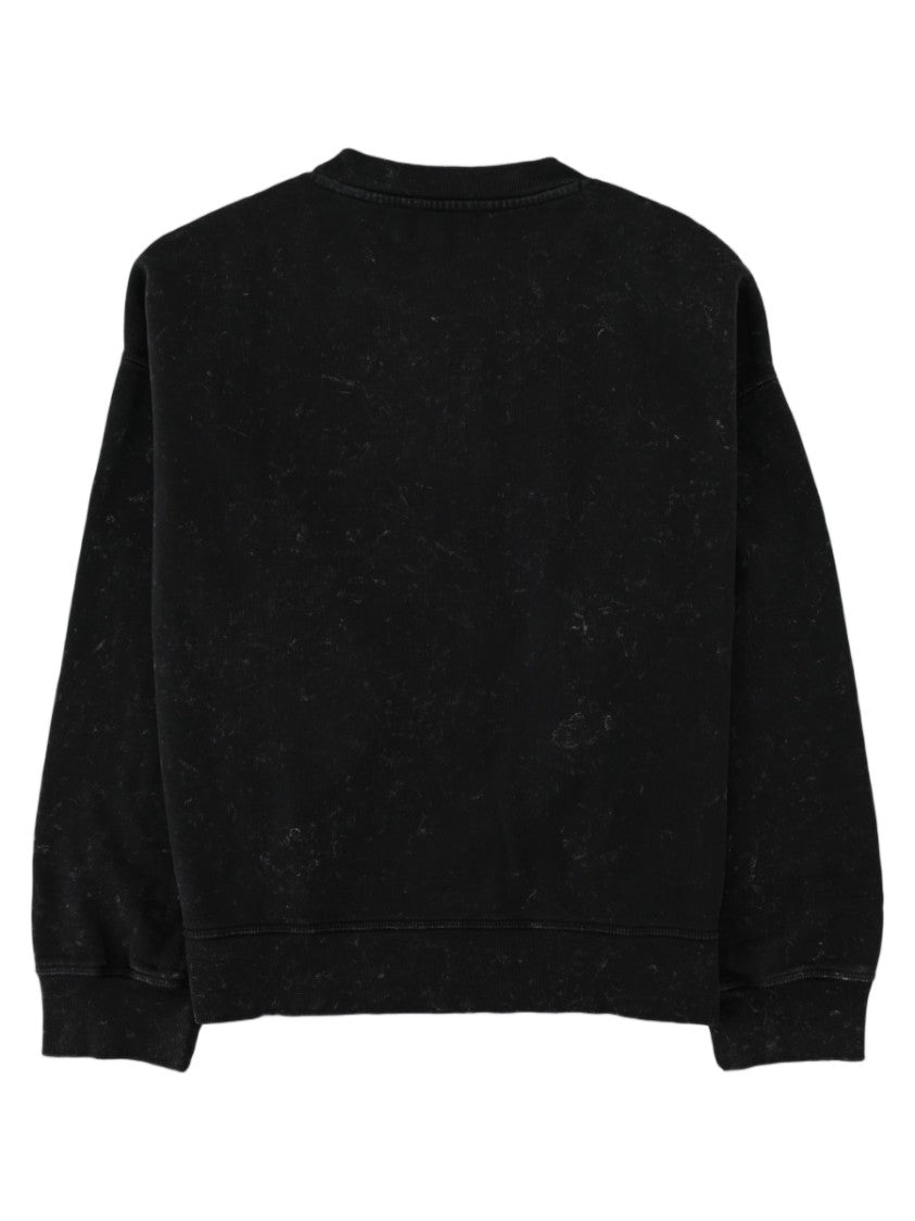 Ganni Black Vintage Teddy Bear Cotton Sweatshirt