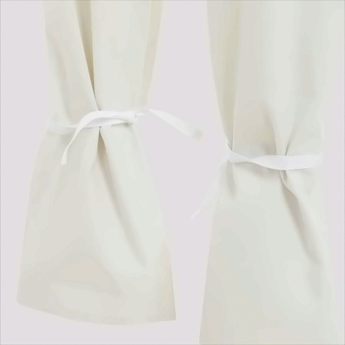 Lemaire Relaxed Fit Straight Pants With Drawstring Waist And Flared Cuffs