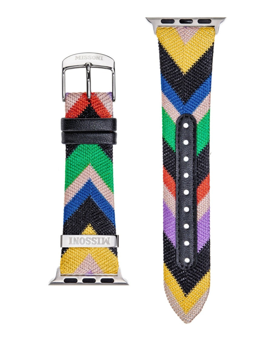 Missoni Zigzag Leather Apple Watch Strap