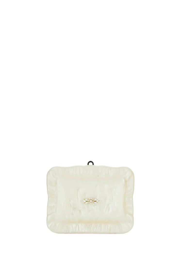 Simone Rocha Pearl Crossbody Flower Faux Pearl Shoulder Bag