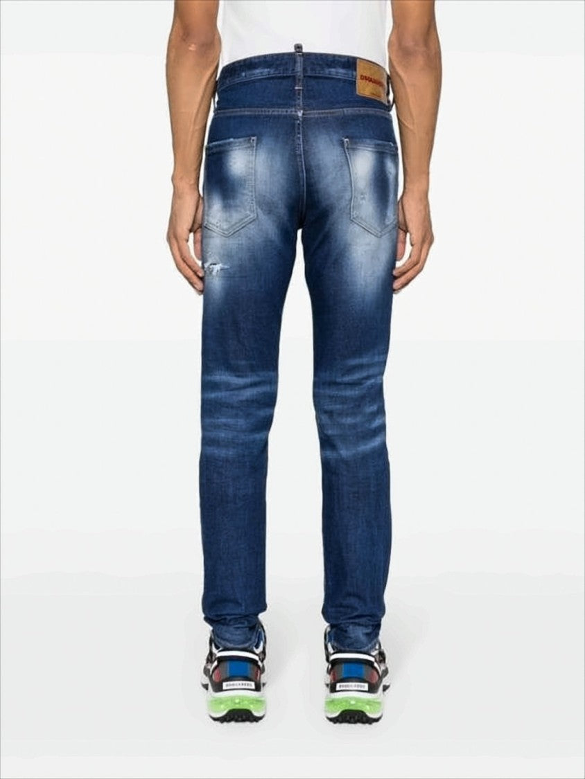 Dsquared2 Slim Fit Distressed Denim Pants