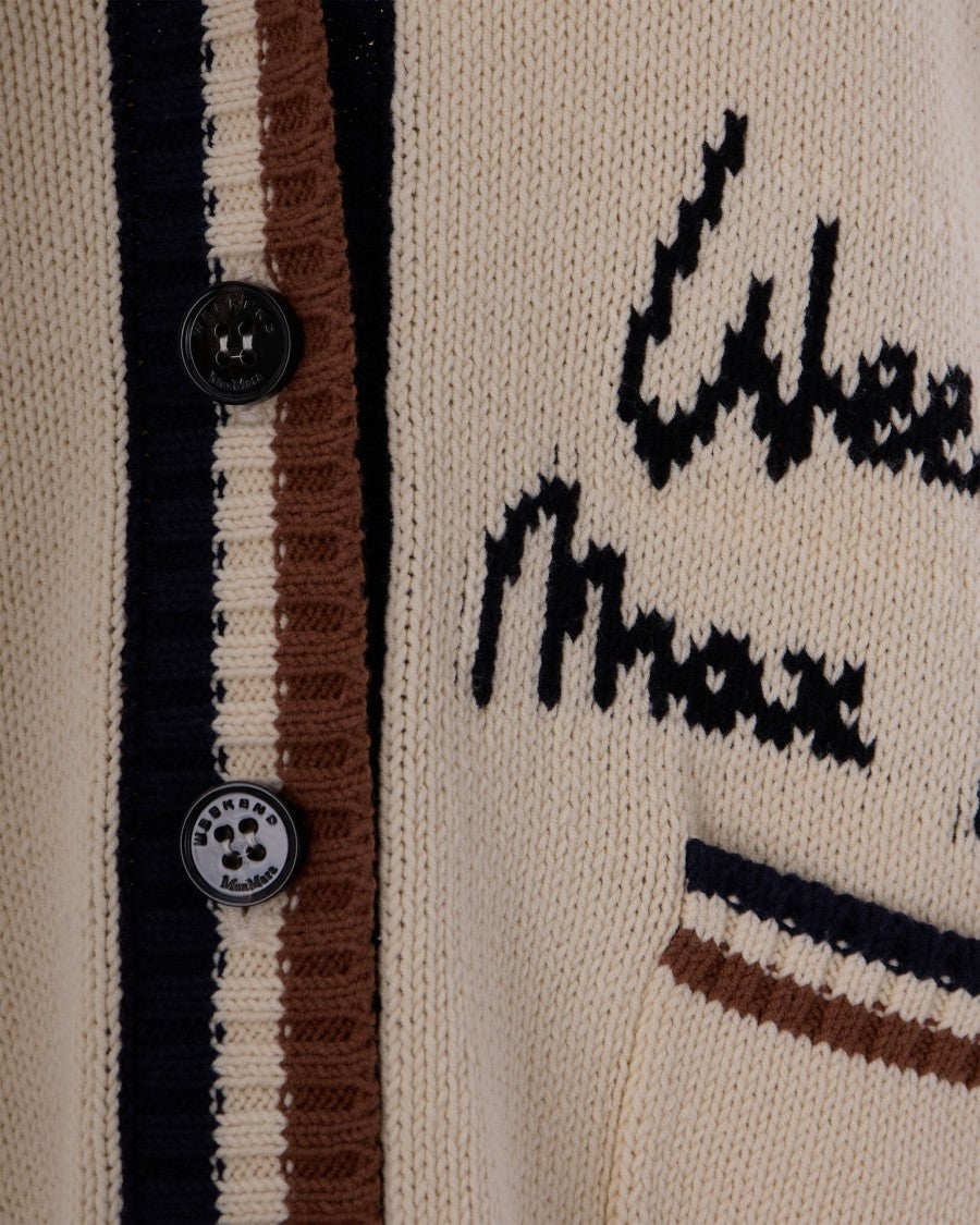 Max Mara Oversized Inlaid Cardigan